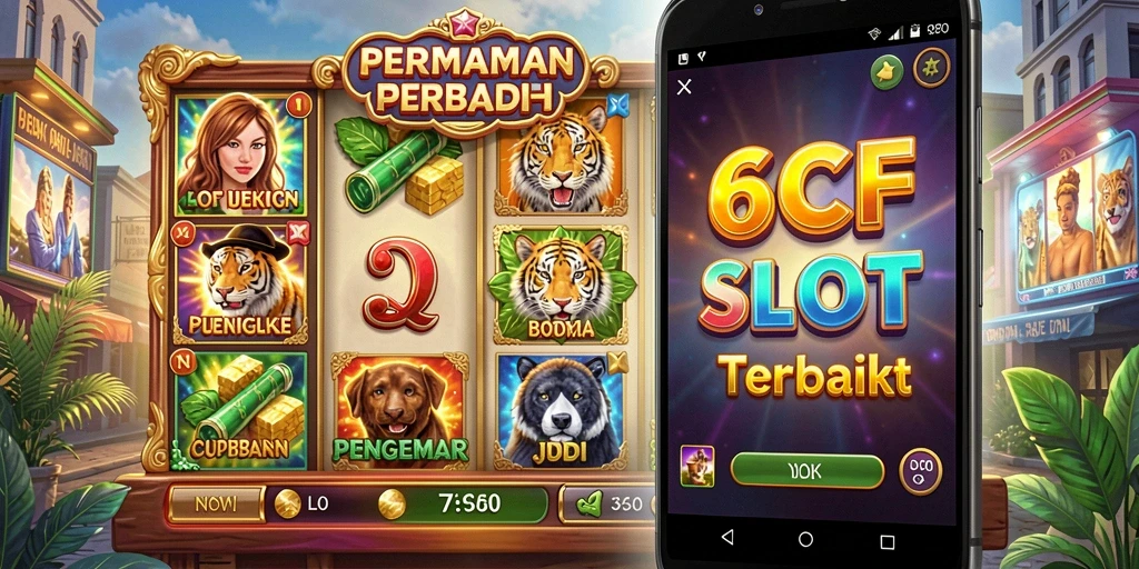 Tampilan gameplay Slot menarik di 6CF dengan fitur bonus.