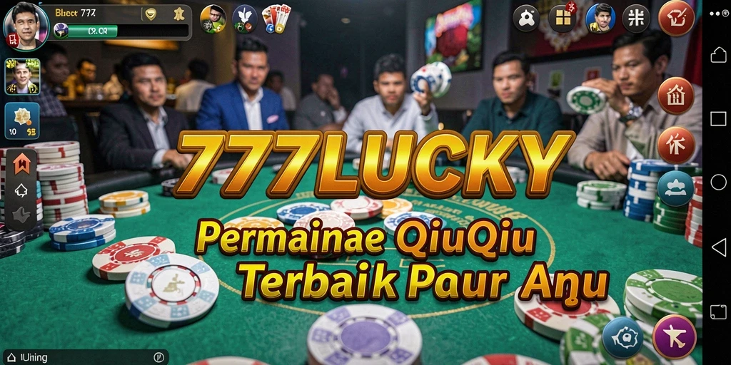 Tampilan utama gameplay QiuQiu di 777LUCKY.