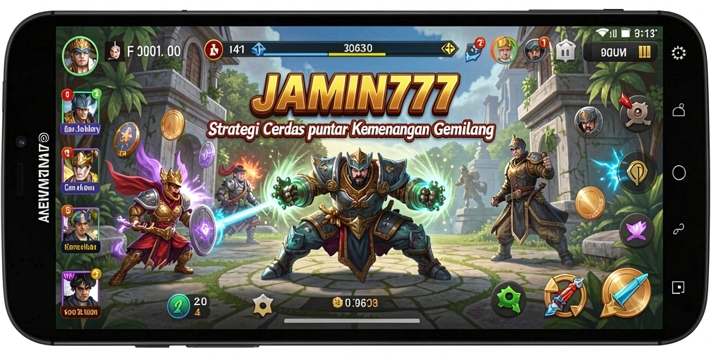 Tangkapan layar utama dari gameplay <strong>JAMIN777</strong> yang menunjukkan strategi dalam bertempur.