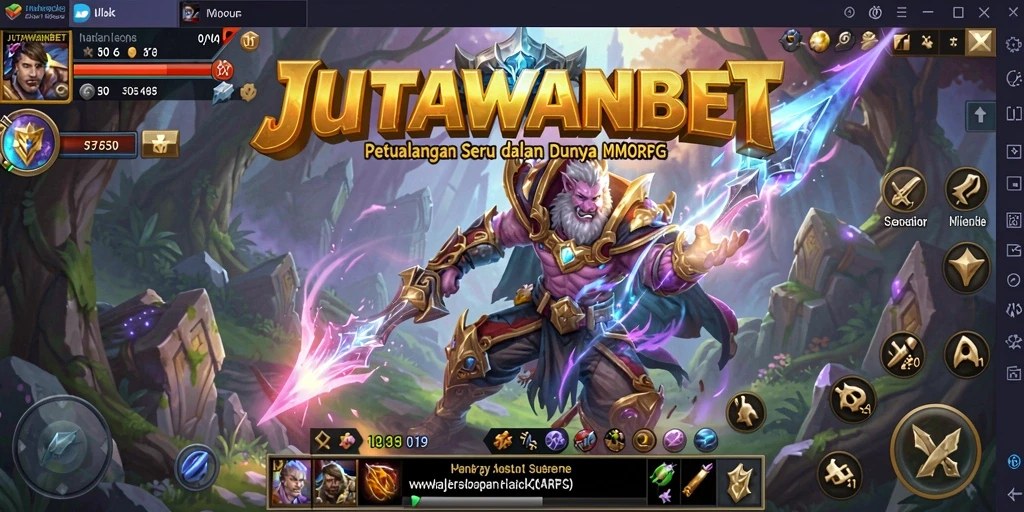 Gameplay menakjubkan dari JUTAWANBET dalam dunia MMORPG.