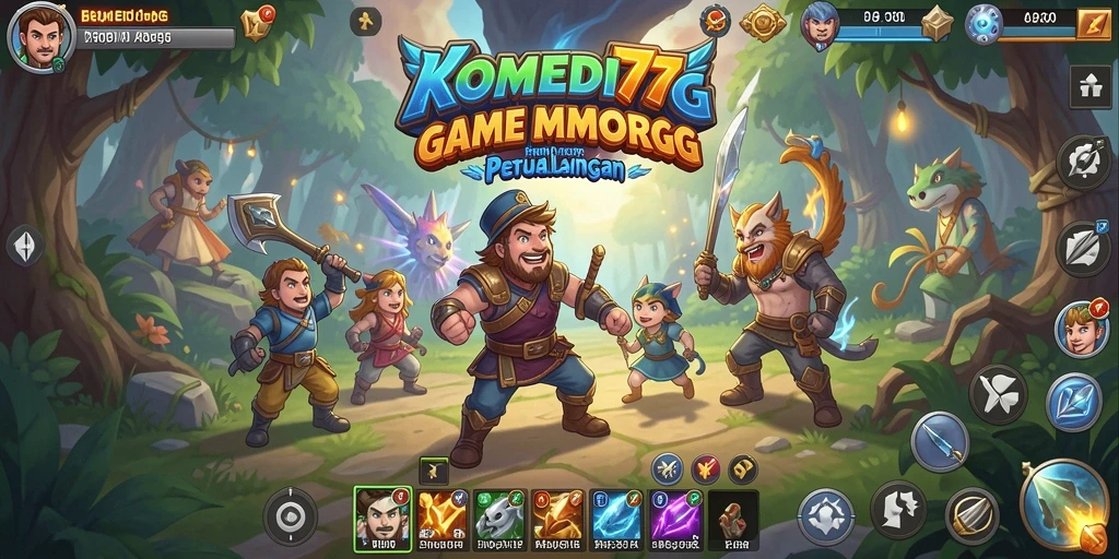 Tangkapan layar dari gameplay seru KOMEDI77 yang penuh dengan humor.