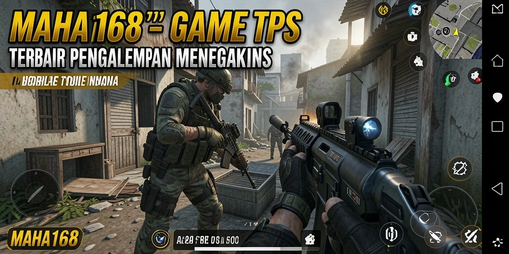 Screenshot gameplay TPS MAHA168 yang penuh aksi.