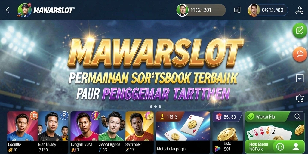 Tampilan menarik dari gameplay Sportsbook di MAWARSLOT