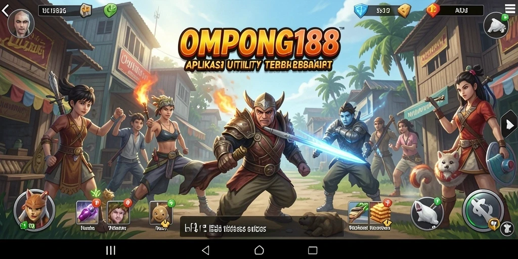 Screenshot OMPONG188 menampilkan antarmuka aplikasi yang intuitif.