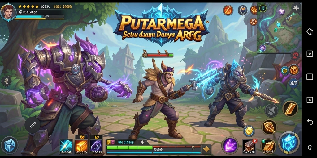 Gameplay seru dan aksi intens di PUTARMEGA.