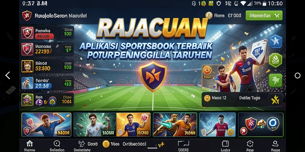 Screenshot gameplay RAJACUAN menampilkan antarmuka taruhan yang dinamis dan interaktif.