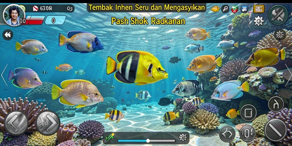 Tangkapan ikan penuh warna dalam gameplay RSNOK.