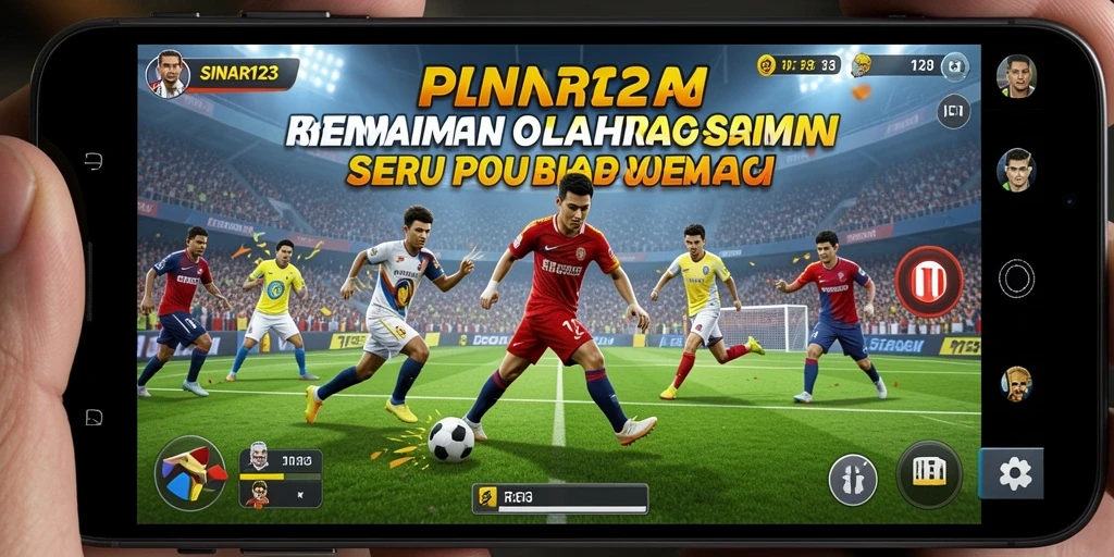 Screenshot gameplay SINAR123 menampilkan aksi seru dalam berbagai cabang olahraga.