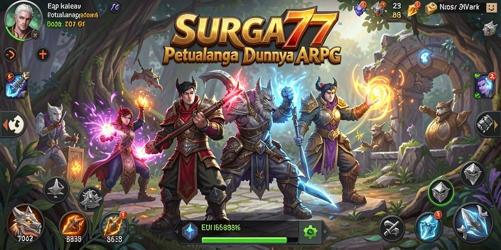 Gameplay SERU dalam SURGA77 yang penuh aksi.
