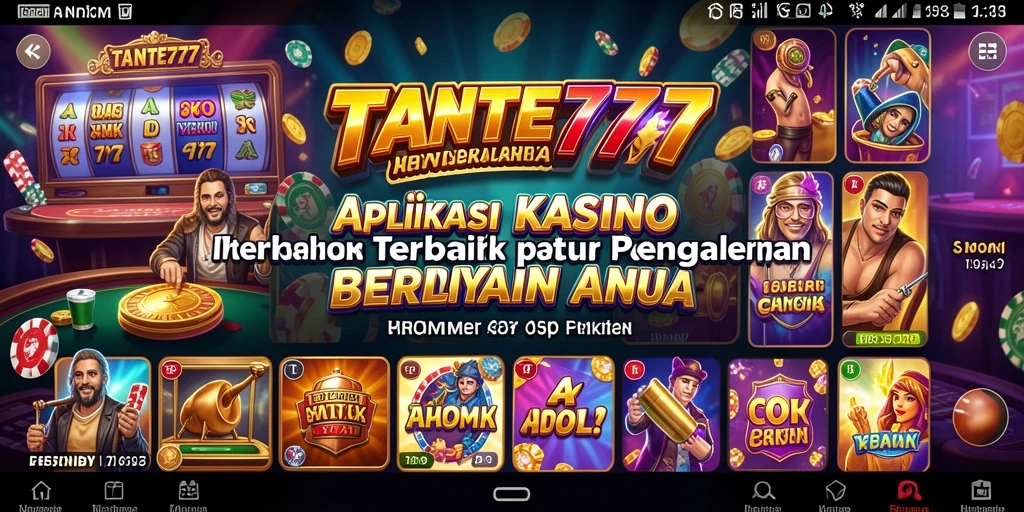 Tampilan gameplay kasino TANTE777 yang menarik dan interaktif.