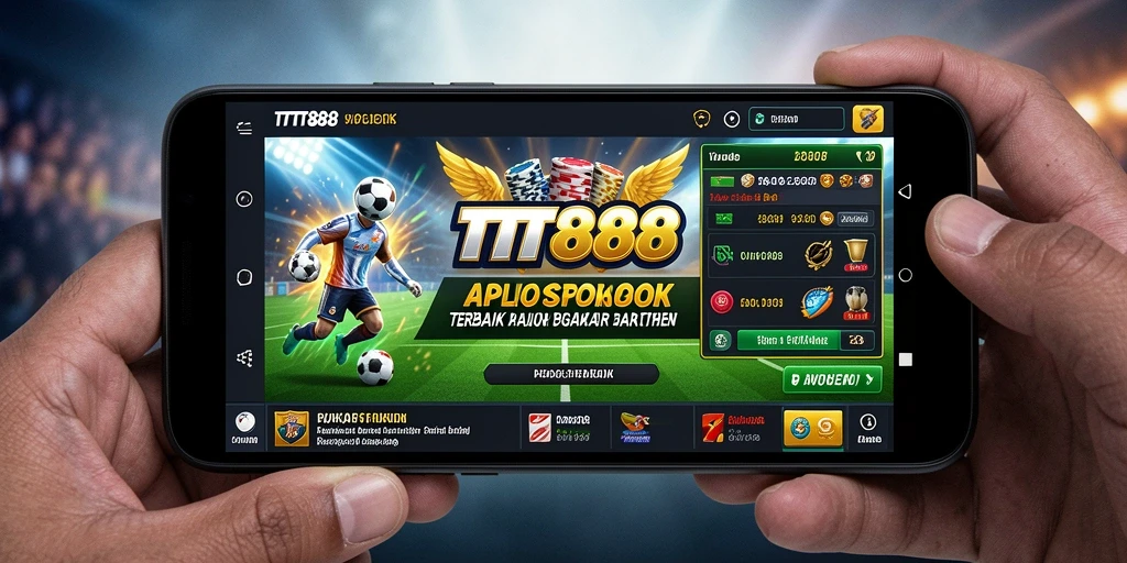 Tampilan antarmuka TTT888 saat melakukan taruhan olahraga.