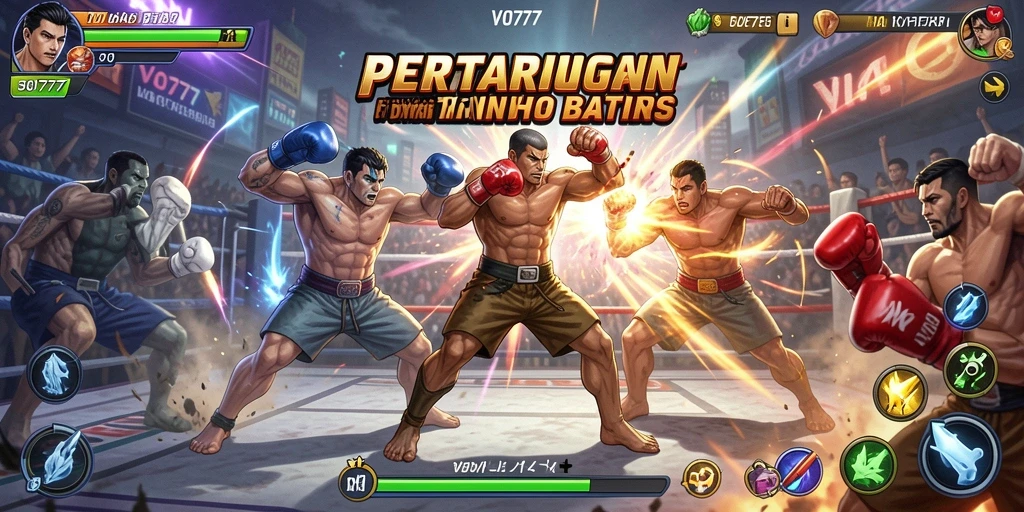 Gameplay VO777 yang intens dan seru dalam pertarungan Fighting.