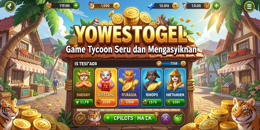 Tampilan gameplay YOWESTOGEL yang seru dan menantang.